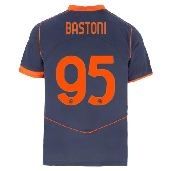 Camisola Inter Milan Bastoni 95 Criança Equipamento 3ª 2025-26