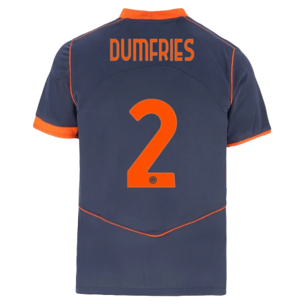 Camisola Inter Milan Dumfries 2 Homem Equipamento 3ª 2025-26