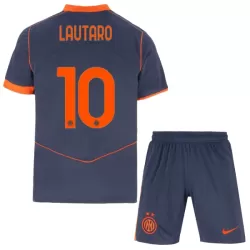 Camisola Inter Milan Lautaro Martinez 10 Criança Equipamento 3ª 2025-26 Camisola Inter Milan Lautaro Martinez 10 Criança Equipamento 3ª 2025-26
