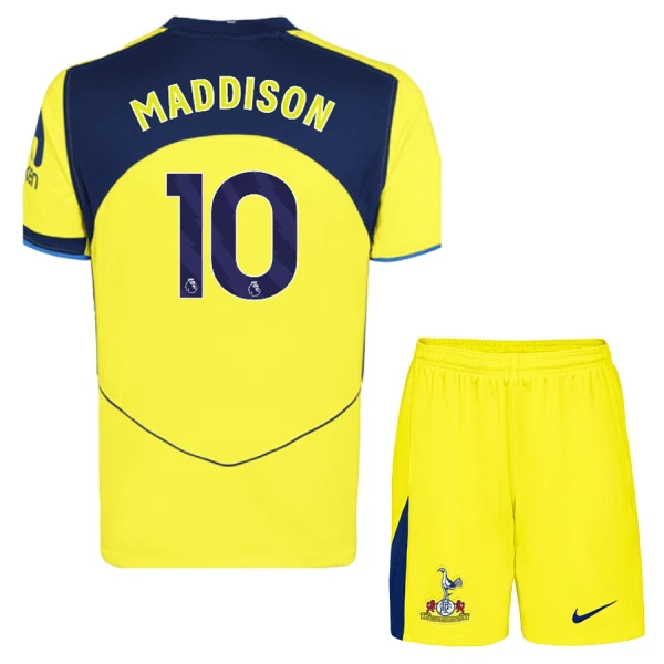 Camisola Tottenham Hotspur Maddison 10 Criança Equipamento 3ª 2025-26 Camisola Tottenham Hotspur Maddison 10 Criança Equipamento 3ª 2025-26