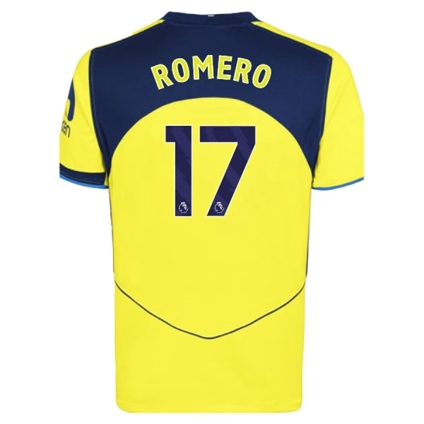 Camisola Tottenham Hotspur Romero 17 Criança Equipamento 3ª 2025-26