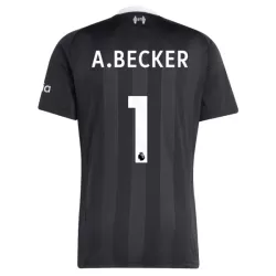 Camisola Guarda-Redes Liverpool A. Becker 1 Homem 2025-26 Preta Camisola Guarda-Redes Liverpool A. Becker 1 Homem 2025-26 Preta