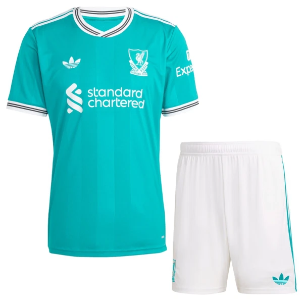 Camisola Liverpool Criança Equipamento 3ª 2025-26 Camisola Liverpool Criança Equipamento 3ª 2025-26