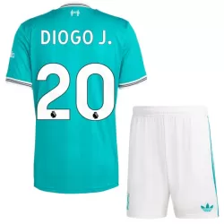 Camisola Liverpool Diogo J 20 Criança Equipamento 3ª 2025-26 Camisola Liverpool Diogo J 20 Criança Equipamento 3ª 2025-26
