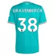 Camisola Liverpool Gravenberch 38 Homem Equipamento 3ª 2025-26 Camisola Liverpool Gravenberch 38 Homem Equipamento 3ª 2025-26
