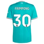 Camisola Liverpool Jeremie Frimpong 30 Homem Equipamento 3ª 2025-26