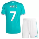 Camisola Liverpool Wirtz 7 Criança Equipamento 3ª 2025-26