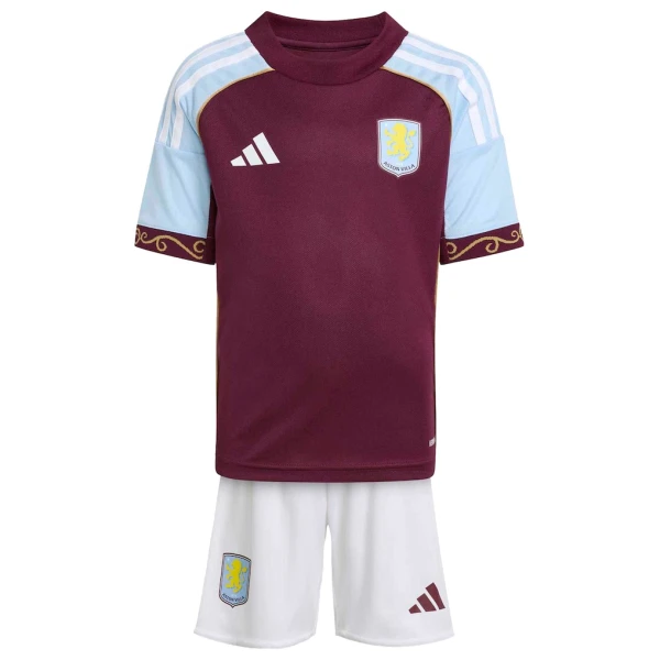Camisola Aston Villa Criança Equipamento 1ª 2025-26