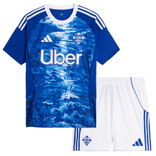 Camisola Como Criança Equipamento 1ª 2025-26