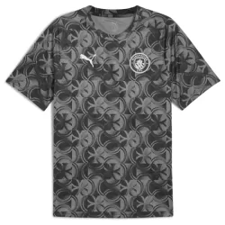 Camisola Manchester City Pre-Match Homem 2025-26 Preta Camisola Manchester City Pre-Match Homem 2025-26 Preta