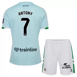 Camisola Real Betis Antony 7 Criança Equipamento 2ª 2025-26 Camisola Real Betis Antony 7 Criança Equipamento 2ª 2025-26