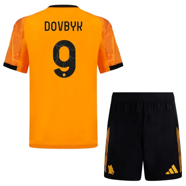 Camisola AS Roma Dovbyk 9 Criança Equipamento 2ª 2025-26