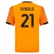 Camisola AS Roma Dybala 21 Homem Equipamento 2ª 2025-26
