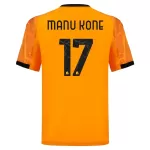 Camisola AS Roma Manu Kone 17 Homem Equipamento 2ª 2025-26