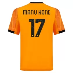 Camisola AS Roma Manu Kone 17 Homem Equipamento 2ª 2025-26 Camisola AS Roma Manu Kone 17 Homem Equipamento 2ª 2025-26