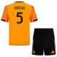 Camisola AS Roma Ndicka 5 Criança Equipamento 2ª 2025-26