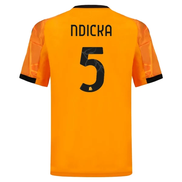 Camisola AS Roma Ndicka 5 Homem Equipamento 2ª 2025-26