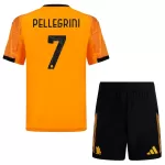 Camisola AS Roma Pellegrini 7 Criança Equipamento 2ª 2025-26