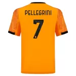 Camisola AS Roma Pellegrini 7 Homem Equipamento 2ª 2025-26