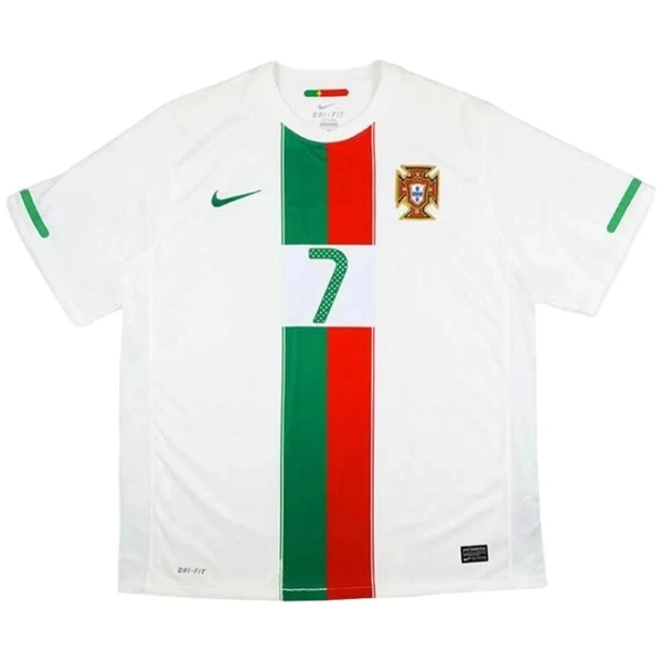 Camisola Portugal Ronaldo 7 2010 Retrô Homem Equipamento 2ª