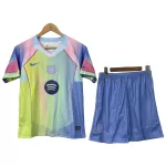 Camisola Barcelona Criança 2025-26 Amarela - Especial