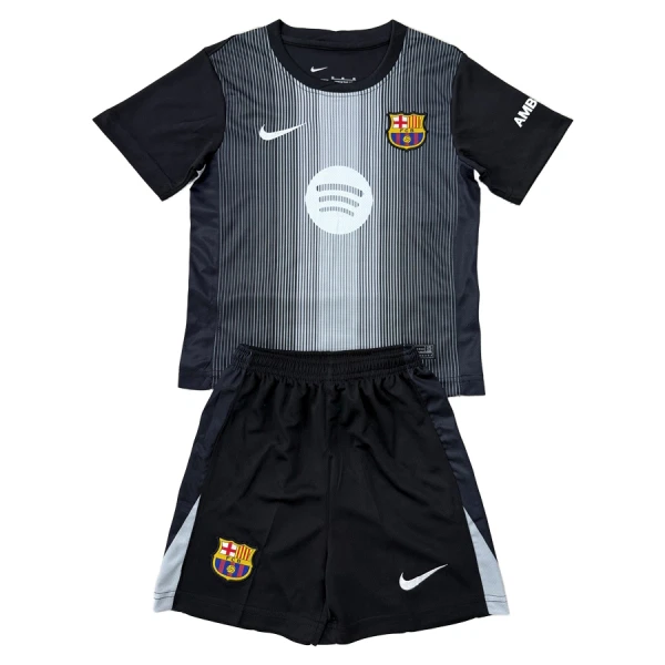 Camisola Guarda-Redes FC Barcelona Criança 2025-26 Preta Camisola Guarda-Redes FC Barcelona Criança 2025-26 Preta