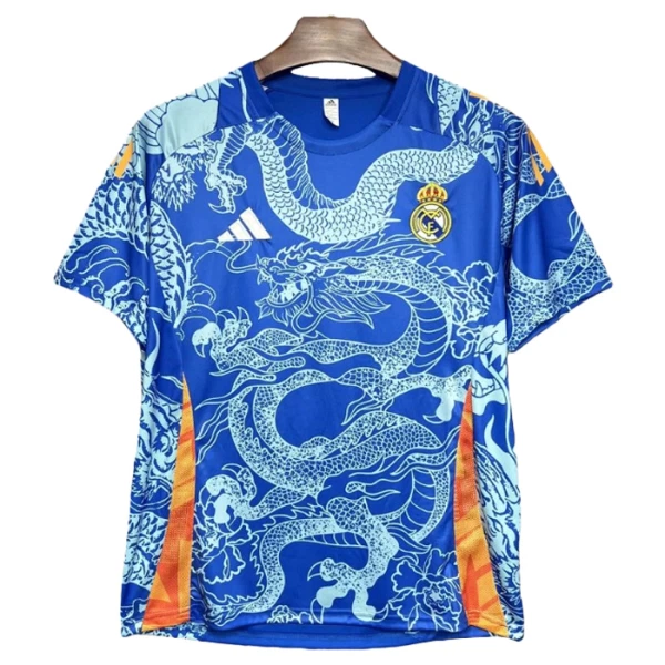 Camisola Real Madrid Dragon Homem 2025-26 Azul - Especial Camisola Real Madrid Dragon Homem 2025-26 Azul - Especial