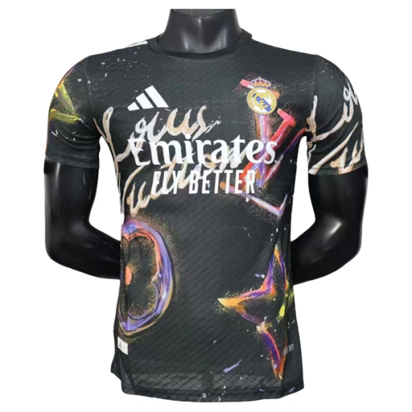 Camisola Real Madrid Homem 2025-26 Preta - Especial Camisola Real Madrid Homem 2025-26 Preta - Especial