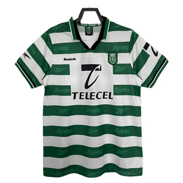 Camisola Sporting CP 1999-2000 Homem Equipamento 1ª Camisola Sporting CP 1999-2000 Homem Equipamento 1ª