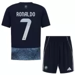 Camisola Al Nassr Ronaldo 7 Criança Equipamento 2ª 2025-26
