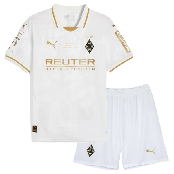 Camisola Borussia Mönchengladbach Aniversário Criança 2025-26 Camisola Borussia Mönchengladbach Aniversário Criança 2025-26