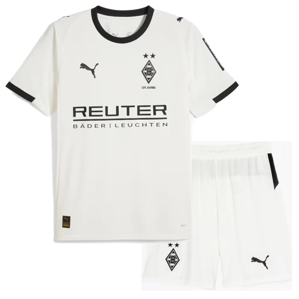 Camisola Borussia Mönchengladbach Criança Equipamento 1ª 2025-26 Camisola Borussia Mönchengladbach Criança Equipamento 1ª 2025-26