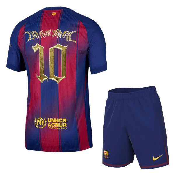 Camisola FC Barcelona x Kopa Trophy Lamine Yamal 10 Criança 2025-26 - Especial Camisola FC Barcelona x Kopa Trophy Lamine Yamal 10 Criança 2025-26 - Especial