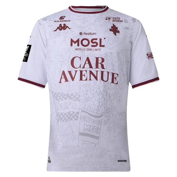 Camisola FC Metz Homem Equipamento 2ª 2025-26 Camisola FC Metz Homem Equipamento 2ª 2025-26