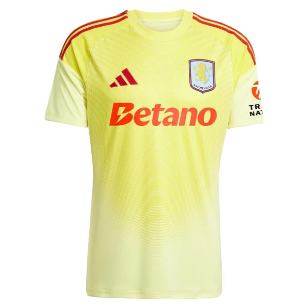Camisola Guarda-Redes Aston Villa Homem 2025-26 Amarela Camisola Guarda-Redes Aston Villa Homem 2025-26 Amarela