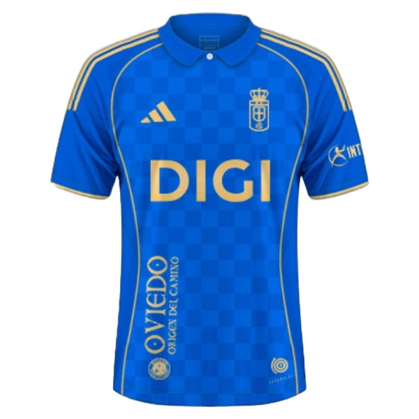 Camisola Real Oviedo Homem Equipamento 1ª 2025-26 Camisola Real Oviedo Homem Equipamento 1ª 2025-26