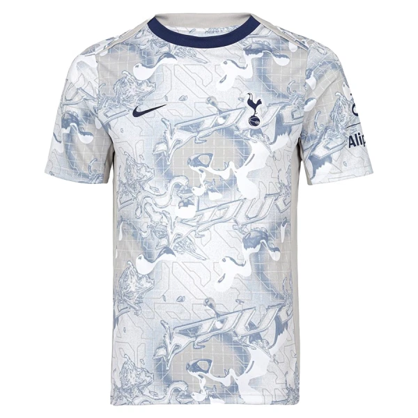 Camisola Tottenham Hotspur Pre-Match Homem 2025-26 Branca Camisola Tottenham Hotspur Pre-Match Homem 2025-26 Branca