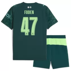 Camisola Manchester City Foden 47 EA Sport Criança Equipamento 4ª 2025-26 Camisola Manchester City Foden 47 EA Sport Criança Equipamento 4ª 2025-26