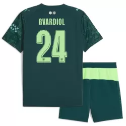 Camisola Manchester City Gvardiol 24 EA Sport Criança Equipamento 4ª 2025-26 Camisola Manchester City Gvardiol 24 EA Sport Criança Equipamento 4ª 2025-26