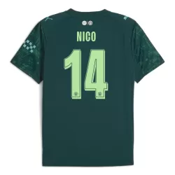 Camisola Manchester City Nico 14 EA Sport Homem Equipamento 4ª 2025-26 Camisola Manchester City Nico 14 EA Sport Homem Equipamento 4ª 2025-26