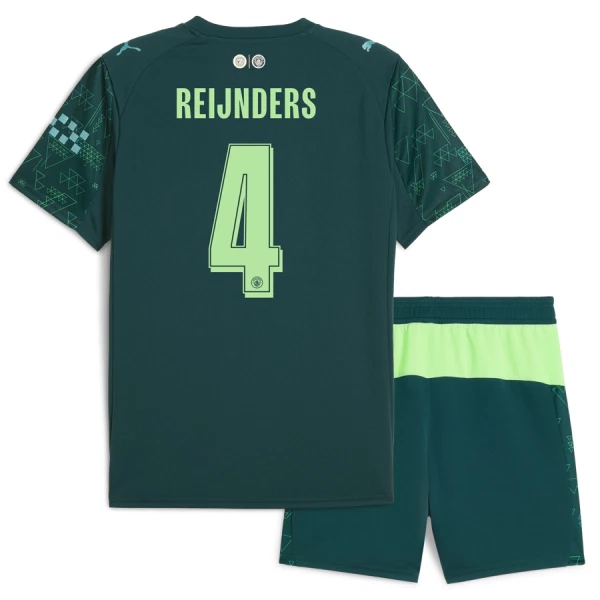 Camisola Manchester City Reijnders 4 EA Sport Criança Equipamento 4ª 2025-26 Camisola Manchester City Reijnders 4 EA Sport Criança Equipamento 4ª 2025-26