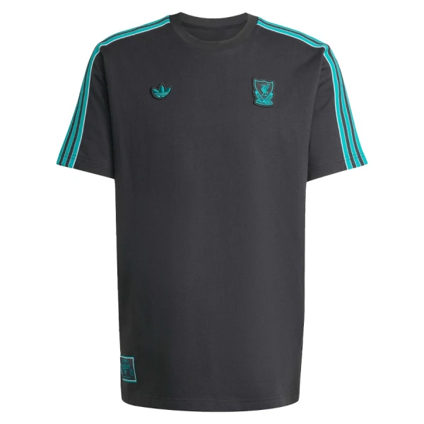 Camisola Liverpool Terrace Icons Homem 2025-26 Preta Camisola Liverpool Terrace Icons Homem 2025-26 Preta