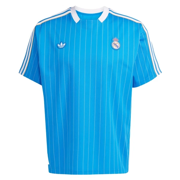 Camisola Real Madrid Terrace Icons Homem 2025-26 Azul Camisola Real Madrid Terrace Icons Homem 2025-26 Azul
