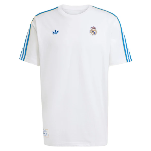 Camisola Real Madrid Terrace Icons Homem 2025-26 Branca Camisola Real Madrid Terrace Icons Homem 2025-26 Branca
