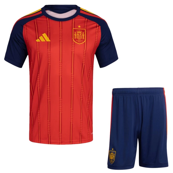 Camisola Espanha Criança Equipamento 1ª Mundial 2026 Camisola Espanha Criança Equipamento 1ª Mundial 2026