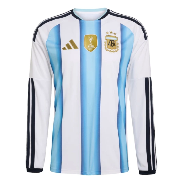 Camisola Manga Comprida Argentina Homem Equipamento 1ª Mundial 2026 Camisola Manga Comprida Argentina Homem Equipamento 1ª Mundial 2026