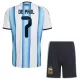 Camisola Argentina De Paul 7 Criança Equipamento 1ª Mundial 2026 Camisola Argentina De Paul 7 Criança Equipamento 1ª Mundial 2026