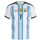 Camisola Argentina De Paul 7 Homem Equipamento 1ª Mundial 2026