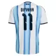 Camisola Argentina Di Maria 11 Homem Equipamento 1ª Mundial 2026