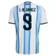 Camisola Argentina J. Alvarez 9 Criança Equipamento 1ª Mundial 2026